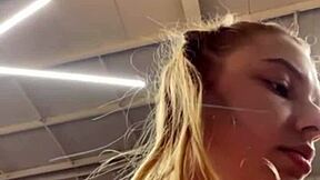 Teen Trains and Gets Fucked in Gym