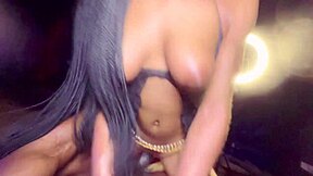 standing over my slave, squirting after riding his fat rod.