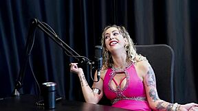 julia fontanelli's journey from driver to porn star, overcoming depression, in sheer red lingerie