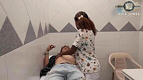 i fucked my head nurse, her big wet pussy and ass were so sexy, curly hair everywhere.