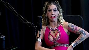 julia fontanelli's journey from driver to porn star, overcoming depression, in sheer red lingerie