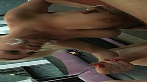 damn, sexy mature diamond shows off big tits while banging a horny guy