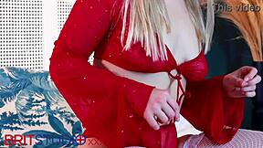 18 Year Old Blonde Ellie Gives Cuck Joi