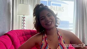 Cute lil hazel heart sneaks a link with her uncle for messy creampie fun