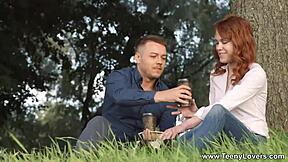 Holy! Tattooed redhead teen 18+ Mary Solaris fucks hard