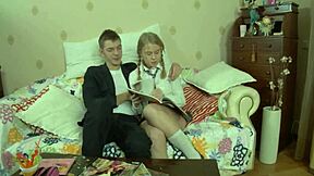 blonde teen 18 sucking big cock anal shaved