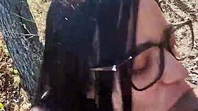 My stepniece was so horny we had to stop and fuck hard