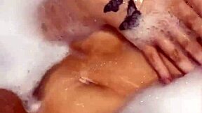 Horny British slut toys herself in shower... so hot! 🔥