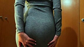 fucking my stepdaughter doggystyle while her boyfriend waits outside, creampie orgasm 😏