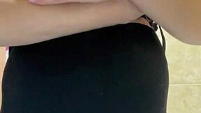 My Slut Stepmom Shows Big Milky Tits In Shower!