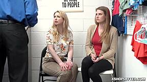 shoplifter ashley lane bends over and fucked hard from behind 😏