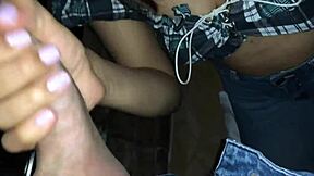 Hot cheating girlfriend really knows how to blowjob a dick until cum in mouth