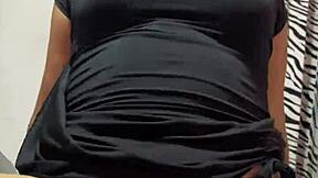 My sister-in-law came back from the party in a sexy dress, ready to fuck