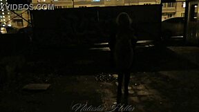 autumn's naked walk exposes her cute ass