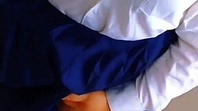 Latina enjoys hardcore anal with married neighbor in his bed, sucking every drop