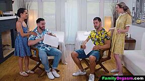 Stepdaughters Massage Stepdads' Cocks?