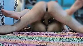 girlfriend and boyfriend have sex at home when alone