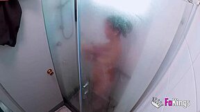 This amateur soccer girl Sofia Jimenez steps into porn with an amazing public debut.