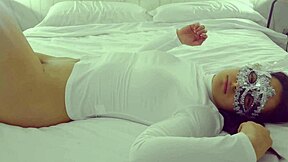 spanish teen student teases her teacher