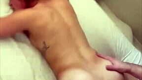 Slim thick escort rides old man hard! Cumshot covers her ass!