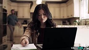 wow, lulu chu and slimthick vic shine in super sexy threesome scene