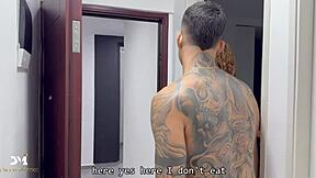 कार्ला मोरेली ब्रूनेट मिल्फ मसाज वाली को डैनर मेंडेज ने कड़ी चुदाई दी, रंडी सी चीखीं