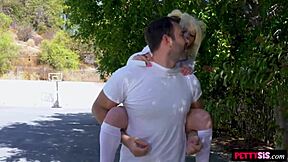 Tiny Kenzie Reeves Scheming Stepsis In Intense Hardcore Action