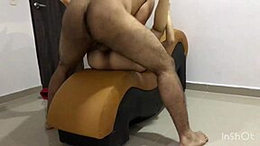 i fuck nora hard on armchair