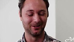 oiled brunette masseuse rides you in nuru massage 😏