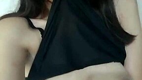 Look At This Cute Asian Teen 18+ Showing Her Big Natural Tits! So Beautiful And Young!