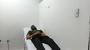 KINKY DOCTOR MASTURBATES HIS COCK IN THE OFFICE