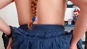 I love getting fucked under my skirt until it hurts 😍