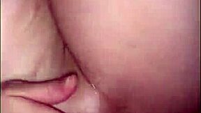 Girlfriend's ass slapped during sexy fuck with natural tits