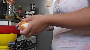 Pregnant Woman Showing Off Her Body!