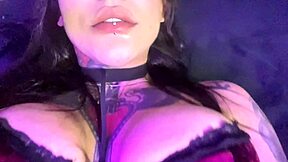 Watch Lexi smoke and masturbate her huge tattooed pussy with toys!