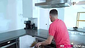 Sneaky Stepsis Lacy Tate Rides Monster Cock In Doggystyle