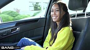 Asian Teen 18+ Aria Skye Gets Tight Pussy Pounded in Public POV