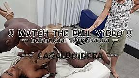 behind the scenes, petite india juju gets wild with double penetration chaos.