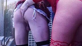 Brunette With Big Ass Dominates Hot Student In Anal