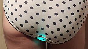 Japanese schoolgirl explores anal play with shiny buttplug and piercings