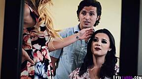 Evil Katie Morgan manipulates naive Kylie Rocket.