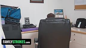 Caught Fucking Stepsis, Stepmom Joins for Group Facial