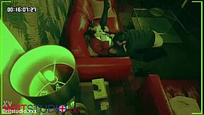 Voyeur Student Spies On Teacher Bent Over In Costume At Party, Watching Foreplay And Big Ass Action.