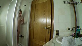 Welcome To Spain, I Gagged On His Cock In The Shower.