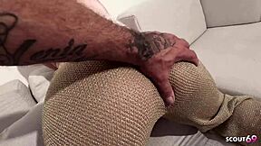 Old German Guy Bangs Dirty Girl Bareback POV