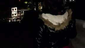 I'm a hot latina with big tits getting fucked after entering the house