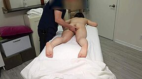 I fucked shy Japanese girl with perfect body during massage