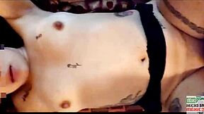 Squirt pov fuck in front of voyeur husband