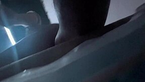 camera fell but we kept fucking, she squeezed the nut out my balls