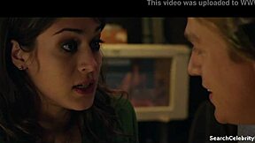 lizzy caplan stars in frankie boom 2013 with topless scenes.